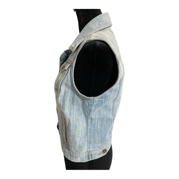 LOFT Denim vest vintage blue size XS - Picture 6 of 16